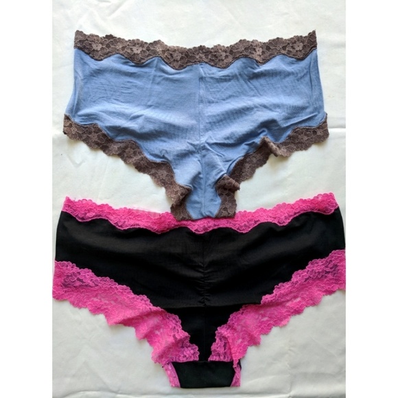 2 Pair 7/L Maidenform & Luleh Hipster Panties - Picture 2 of 3